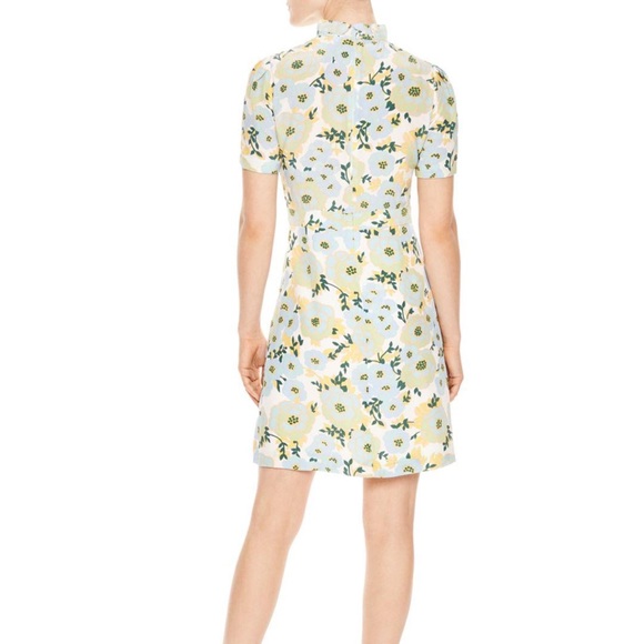 Sandro Rikka floral dress size 38 like new - Picture 2 of 7